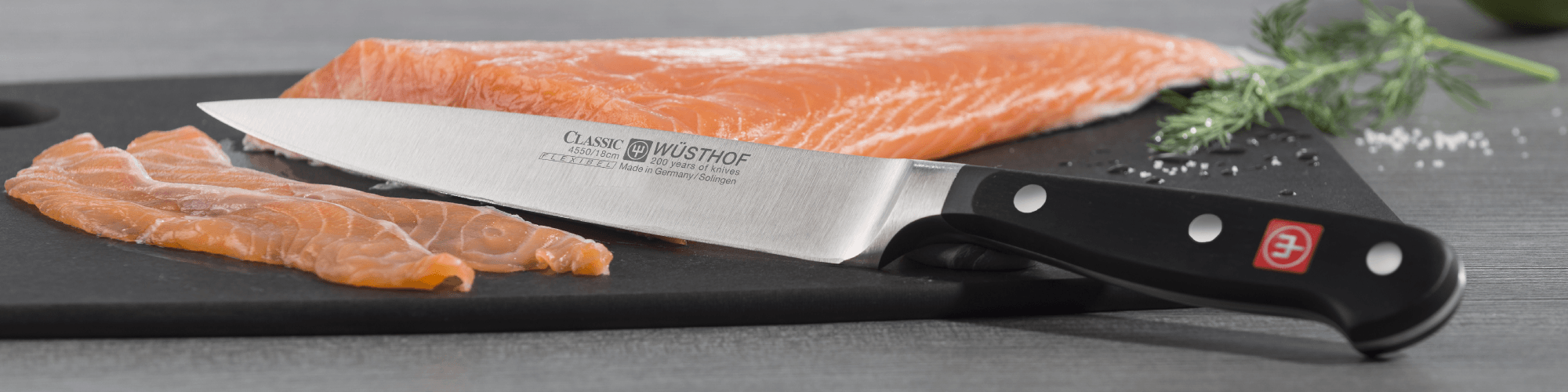 Wusthof - Classic Knife with Fish - Bozeman, Montana