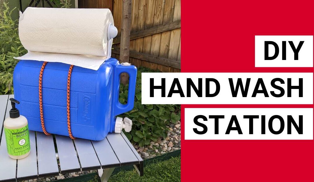 How to Make a DIY Hand Wash Station