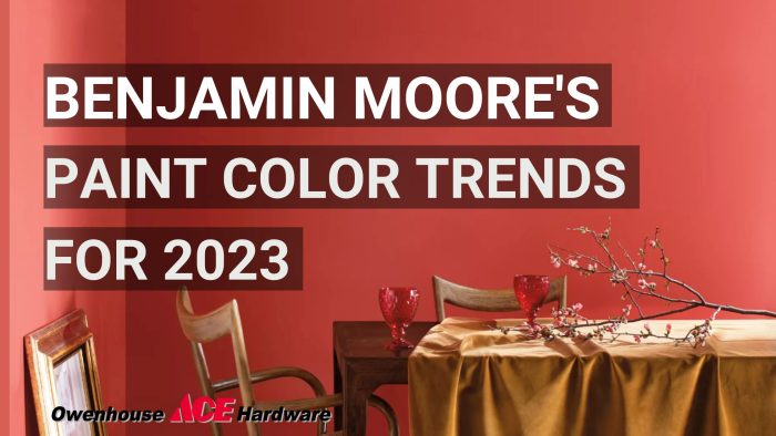 Benjamin Moore's Paint Color Trents for 2023