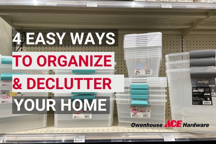 The 4 Easiest Ways to Organize and Declutter Your Home for the New Year