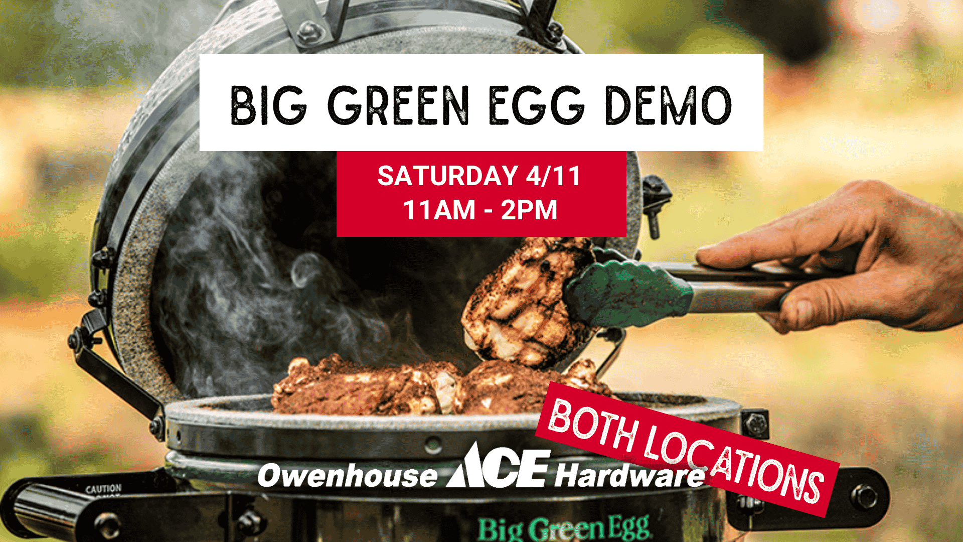 Big Green Egg Demo Bozeman Owenhouse Ace