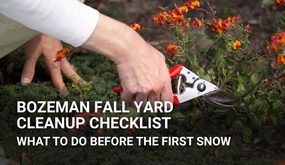 Bozeman Fall Yard Cleanup Checklist Header
