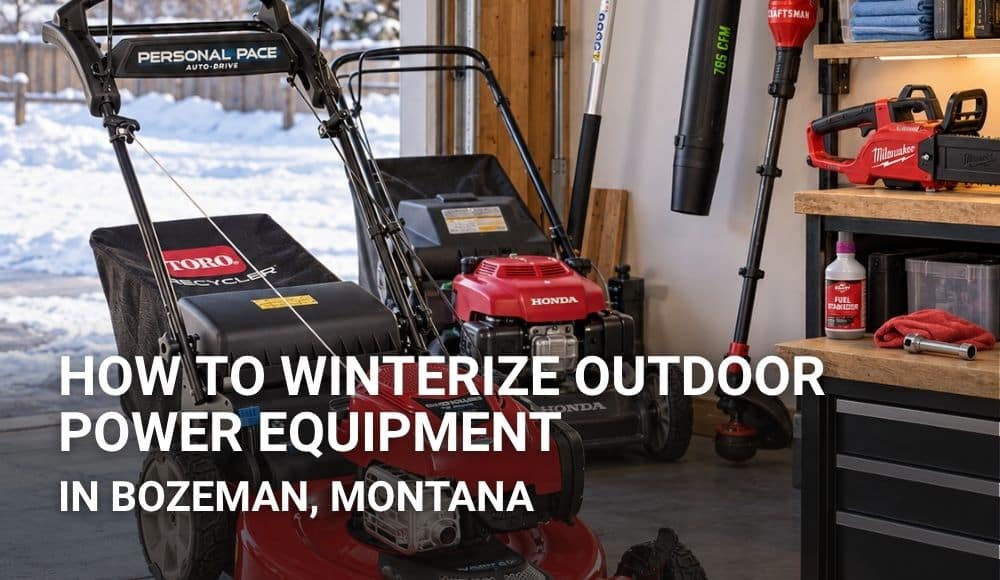 Bozeman Winterize Outdoor Power Equipment Header