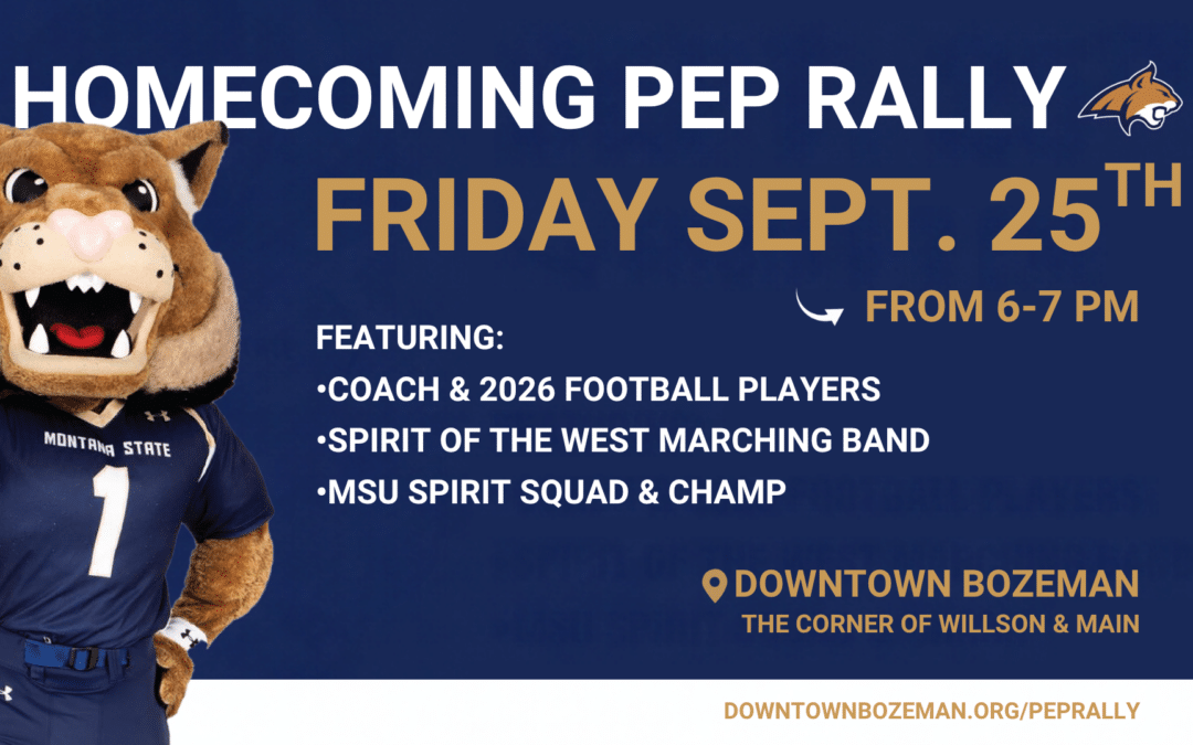 🐾 MSU Homecoming Pep Rally 2026 | Downtown Bozeman