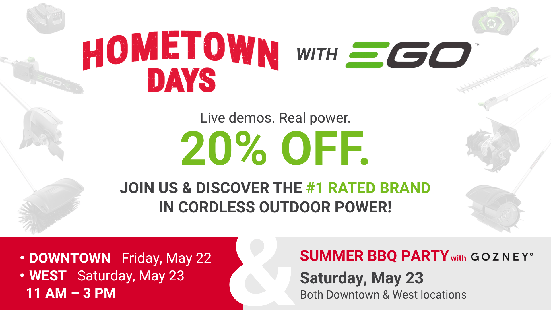 Hometown Days EGO Demos Owenhouse Ace May 2026