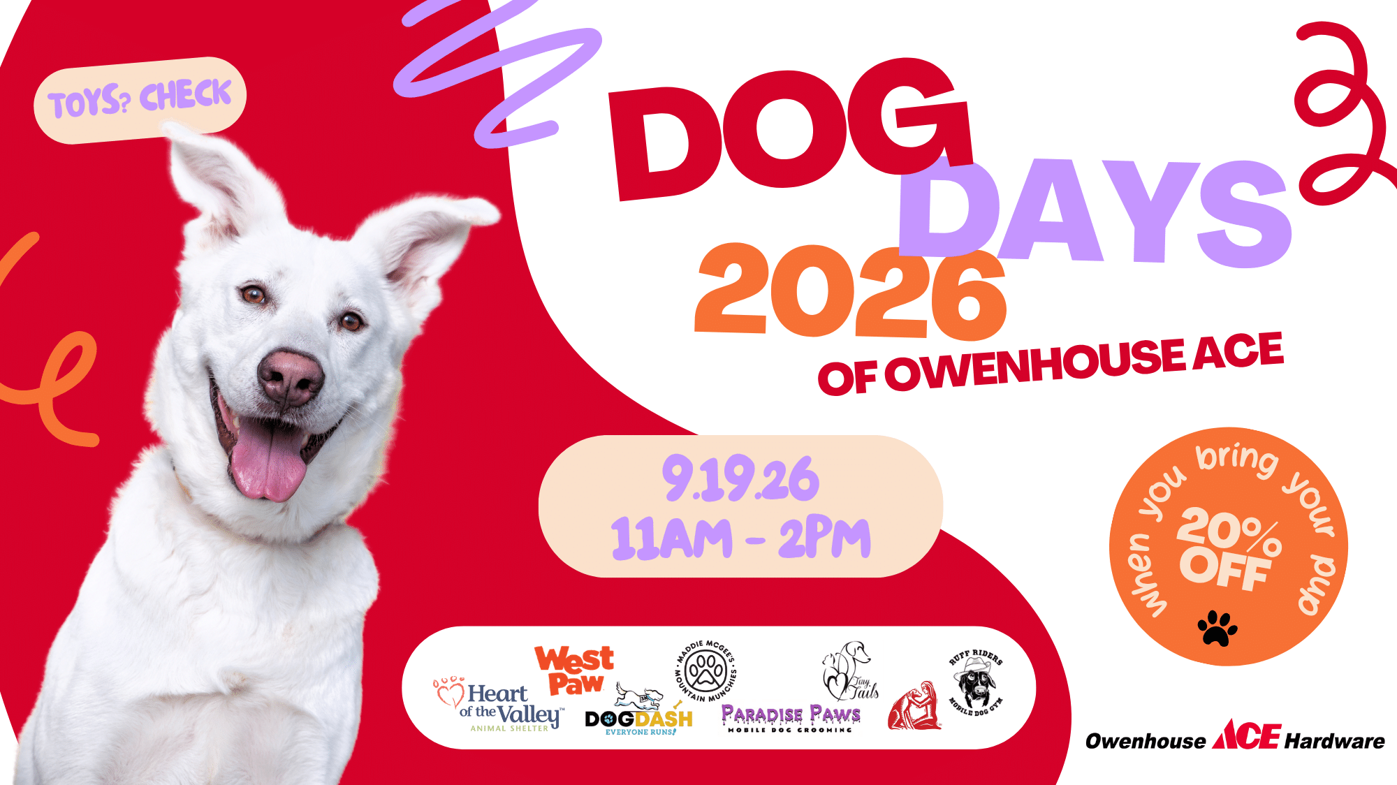 Owenhouse Ace Hardware Dog Days 2026