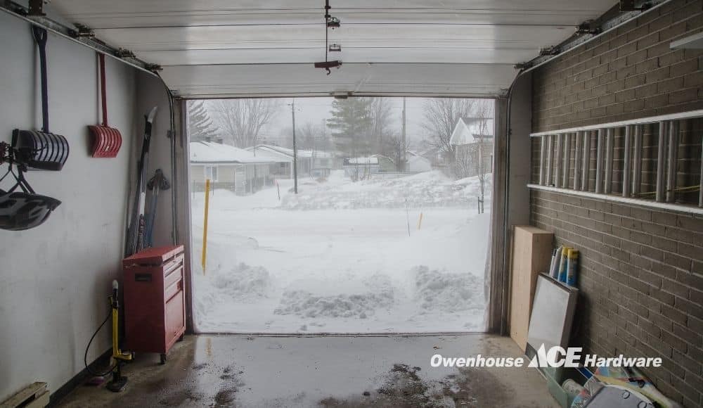 Winter Garage Montana