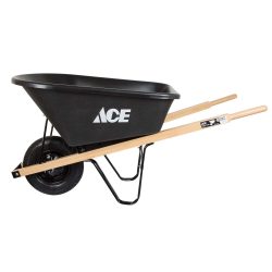 Ace® 6 Cu. Ft. Poly Wheelbarrow