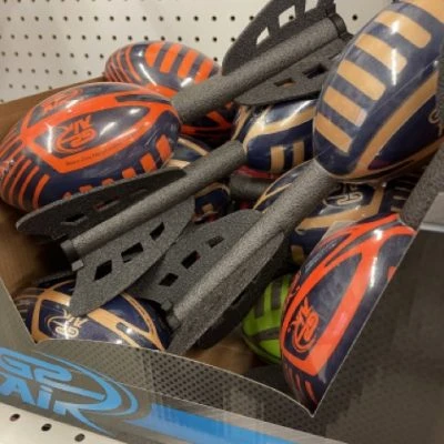 nerf football nerf football